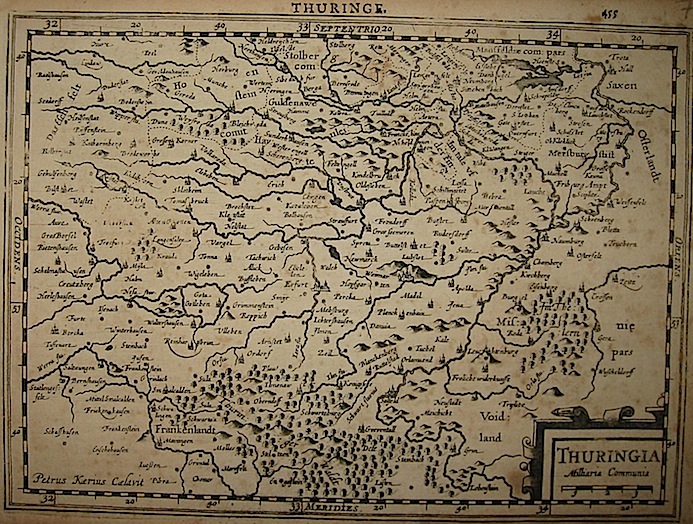 Mercator Gerard - Hondius Jodocus Thuringia 1630 Amsterdam